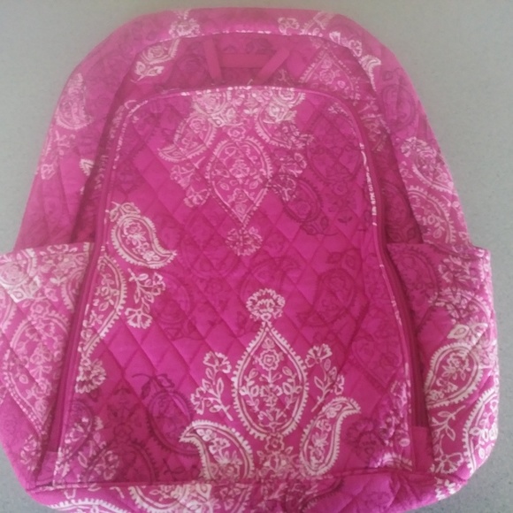 Vera Bradley Laptop Backback Stamped Paisley NWOT main image 4
